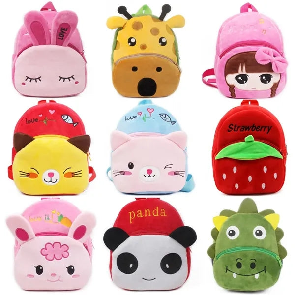 Toddler Plush Mini Zoo Animal Backpack