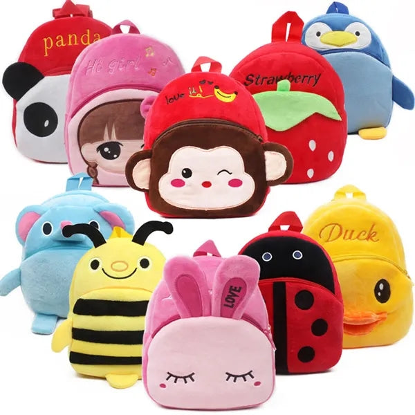 Toddler Plush Mini Zoo Animal Backpack