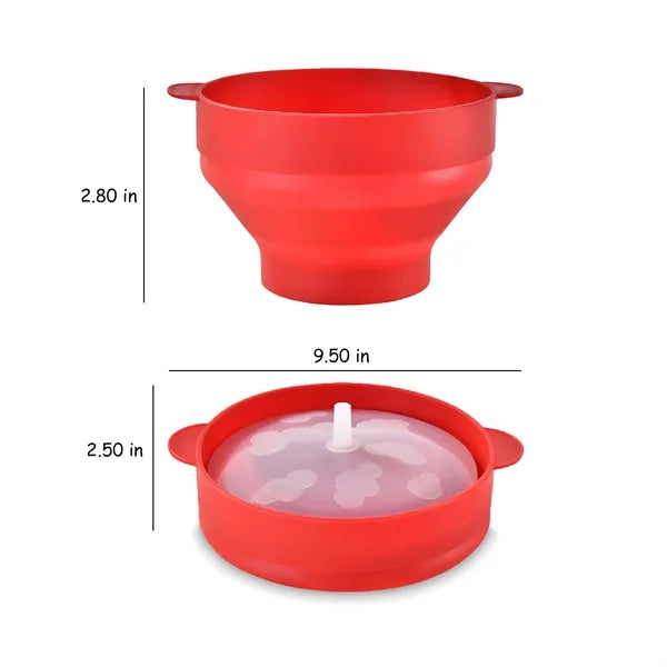 Collapsible Microwave Popcorn Bowl