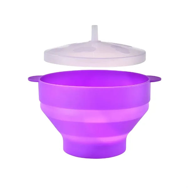 Collapsible Microwave Popcorn Bowl