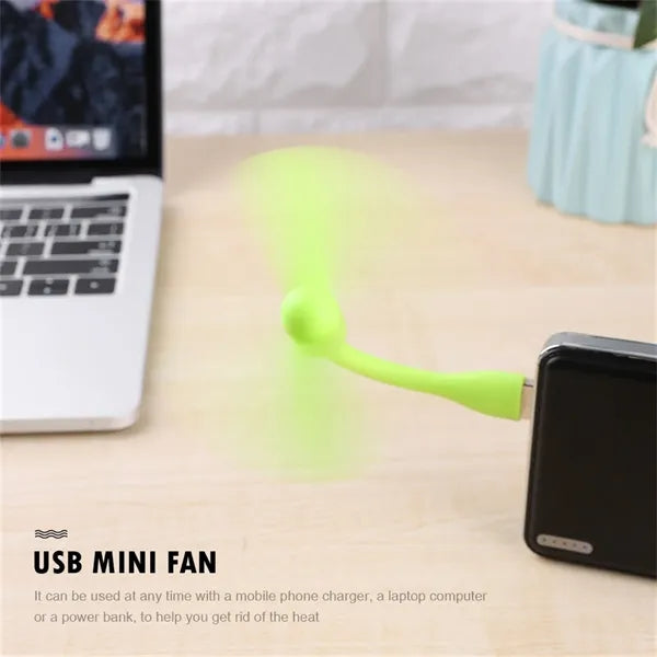 Usb Portable Custom Mini Charging Bank Small Fan
