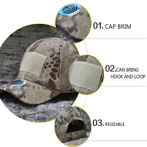 Tactical Plain Outdoor Camping Baseball Cap