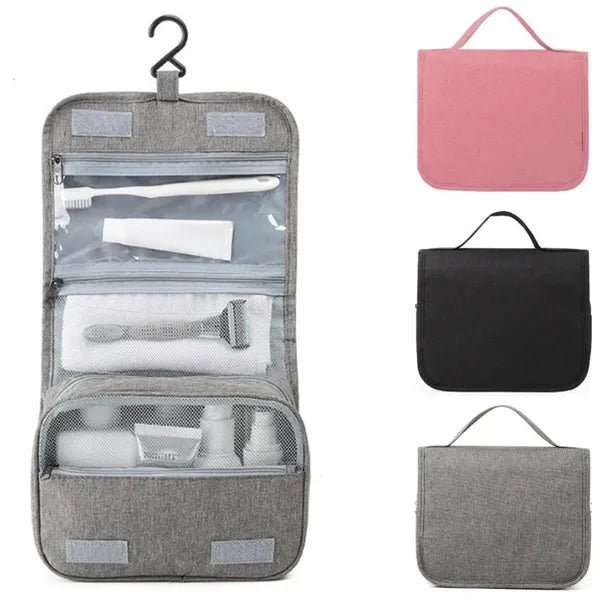 Portable toiletries travel bag