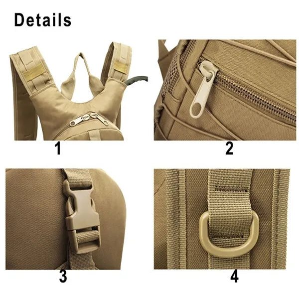 Tactical Hydration Pack Outdoor Hiking Cycling Hydro Bag