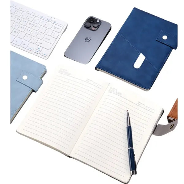 A5 Lined Leather Journal Notebook
