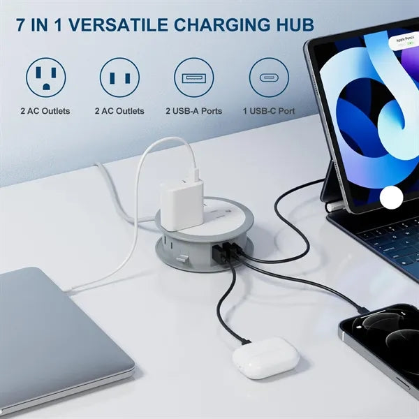 Smart Round USB Power Outlet