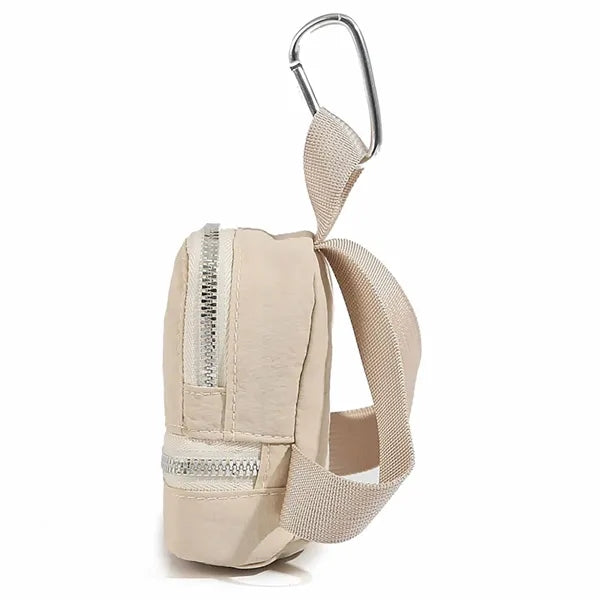 Mini Backpack Coin Purse with Zipper