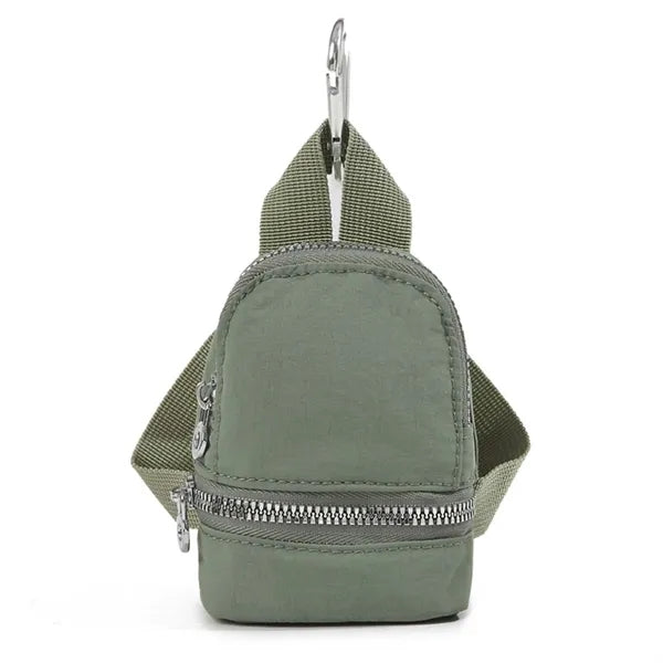 Mini Backpack Coin Purse with Zipper