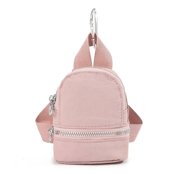 Mini Backpack Coin Purse with Zipper