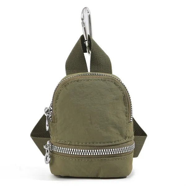 Mini Backpack Coin Purse with Zipper