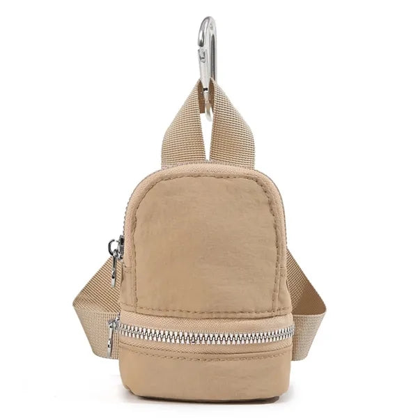 Mini Backpack Coin Purse with Zipper