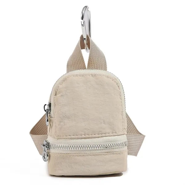 Mini Backpack Coin Purse with Zipper