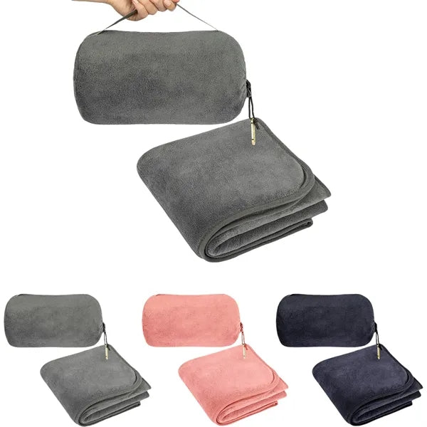 Polar Fleece Airline Travel Blanket
