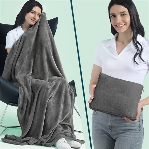 Polar Fleece Airline Travel Blanket