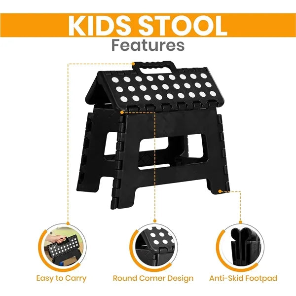 Non-Slip Folding Stools with Portable Handle