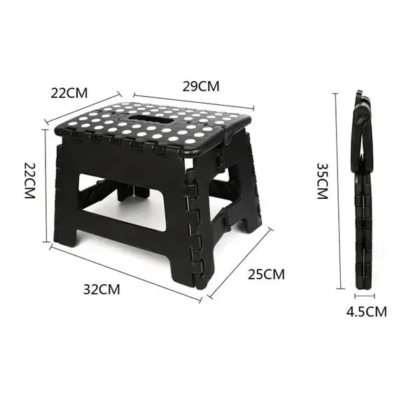 Non-Slip Folding Stools with Portable Handle