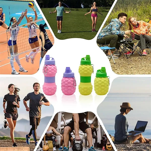 Fruit Collapsible Portable Foldable Travel Water Bottle