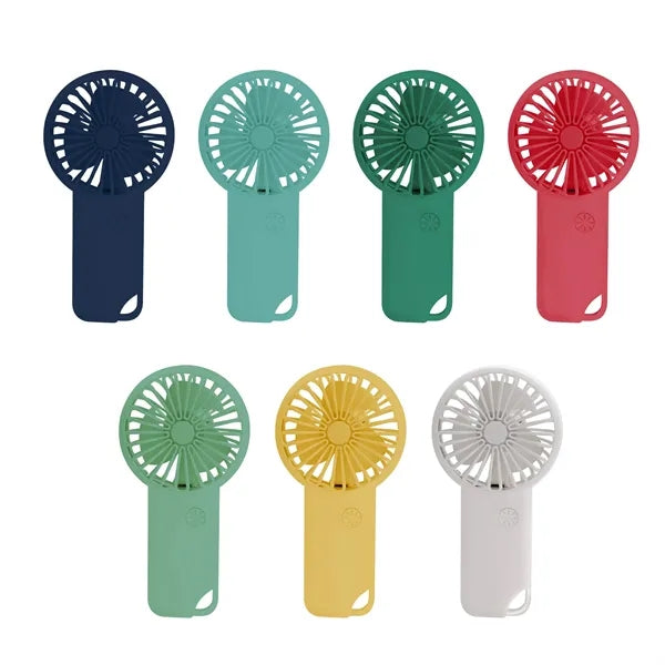 Portable Mini USB Rechargable Handheld Fan With Carabiner