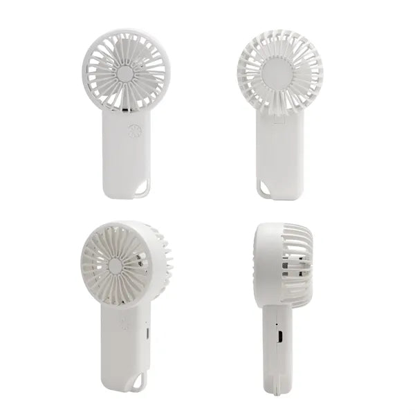 Portable Mini USB Rechargable Handheld Fan With Carabiner