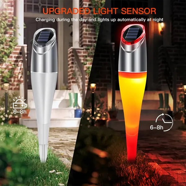 Outdoor Solar Garden Pathway Led Landscape Lights