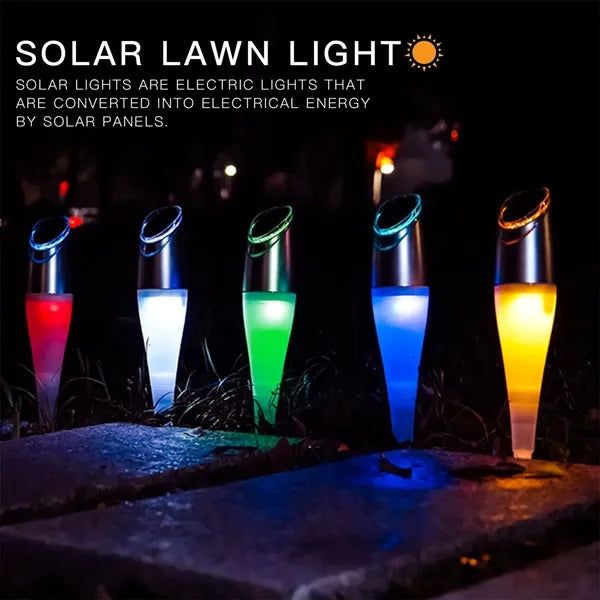 Outdoor Solar Garden Pathway Led Landscape Lights