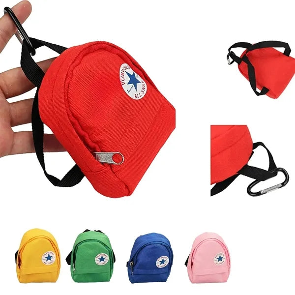Canvas Wallet Keychain Mountaineering Backpack Storage Bag