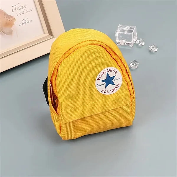 Canvas Wallet Keychain Mountaineering Backpack Storage Bag
