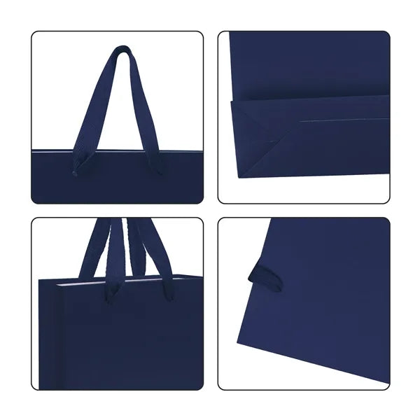 Small Paper Gift Bags W/ Handles 8" 4" 10"
