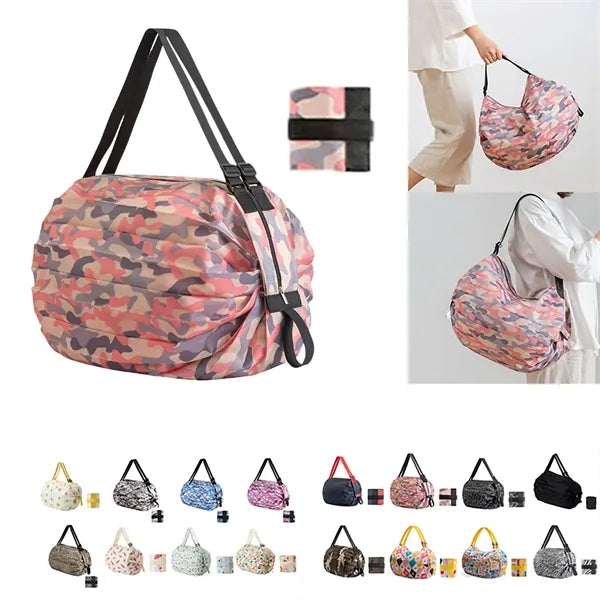 Polyester Fabric Folding Carry Eco-Friendly Bag