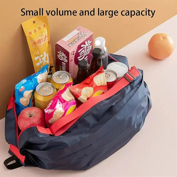Polyester Fabric Folding Carry Eco-Friendly Bag