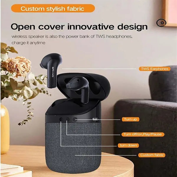 Portable 2 In 1 Speaker Noise Reduction Headphones
