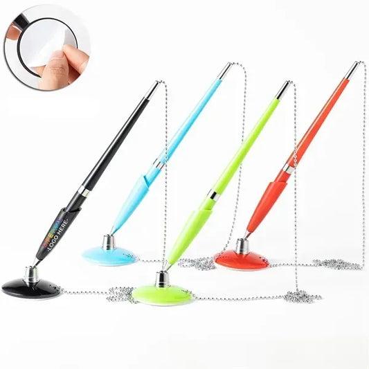 Secure Pen with Adhesive Chain