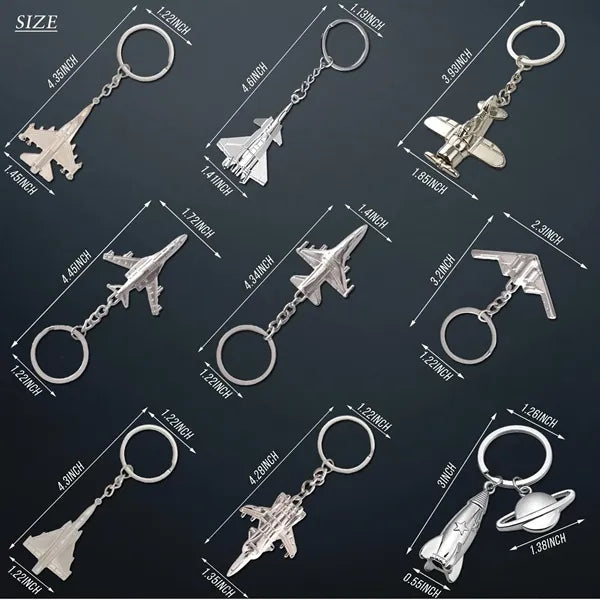 Aircraft Keychain A Durable Metal For Aviation Enthusiast