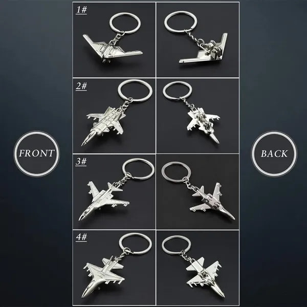 Aircraft Keychain A Durable Metal For Aviation Enthusiast