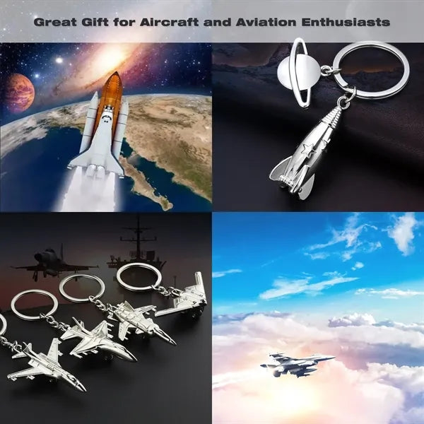 Aircraft Keychain A Durable Metal For Aviation Enthusiast