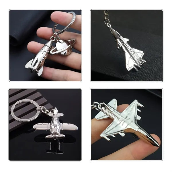 Aircraft Keychain A Durable Metal For Aviation Enthusiast