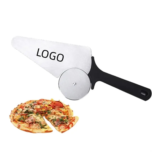 Pizza Cutter Wheel Cake Shovel Baking Server Spatula