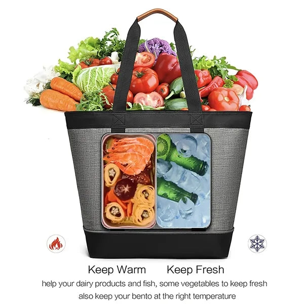 Insulated Lunch Cooler Bag Large Capacity