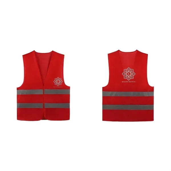 Red Adult Safety Reflective Vest
