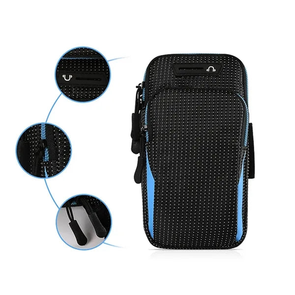 Phone Holder With Headphone Jack Mobile Bag
