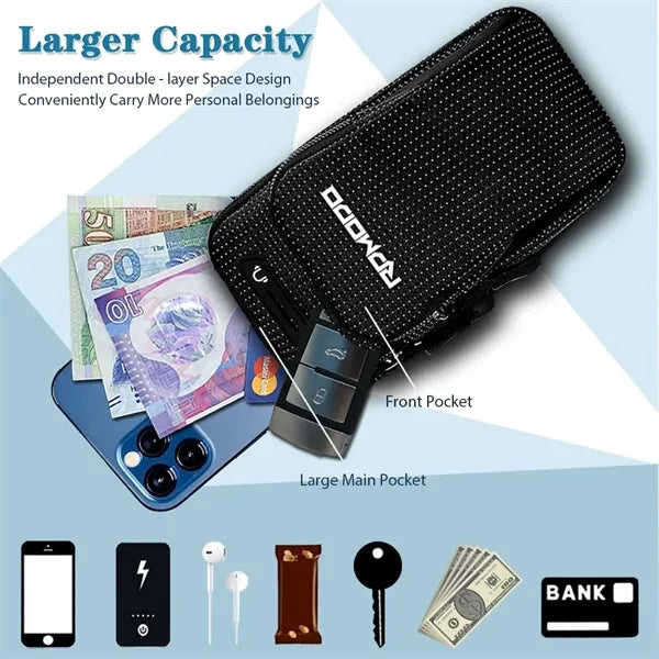 Phone Holder With Headphone Jack Mobile Bag