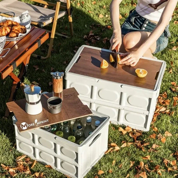 Collapsible Storage Bin with Lid