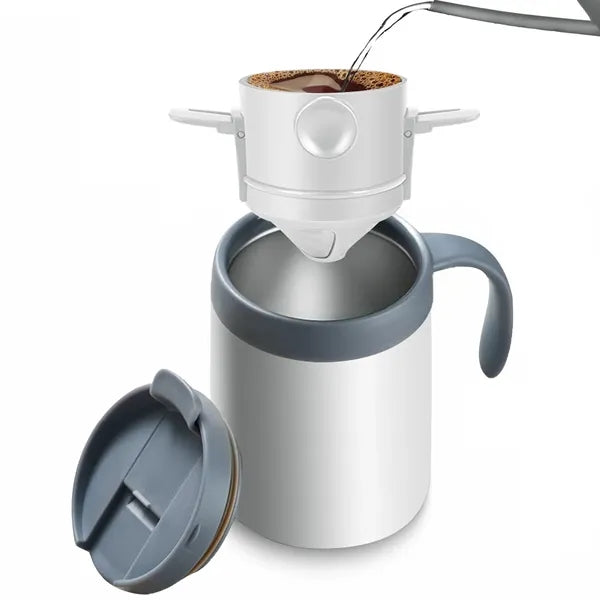 Outdoor Portable Pour-Over Coffee Set with Stainless Steel I