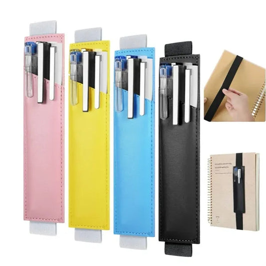 Adjustable Elastic Band Pen Holder Sleeve Pouch Notebook