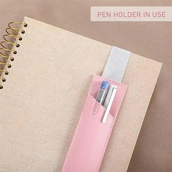 Adjustable Elastic Band Pen Holder Sleeve Pouch Notebook
