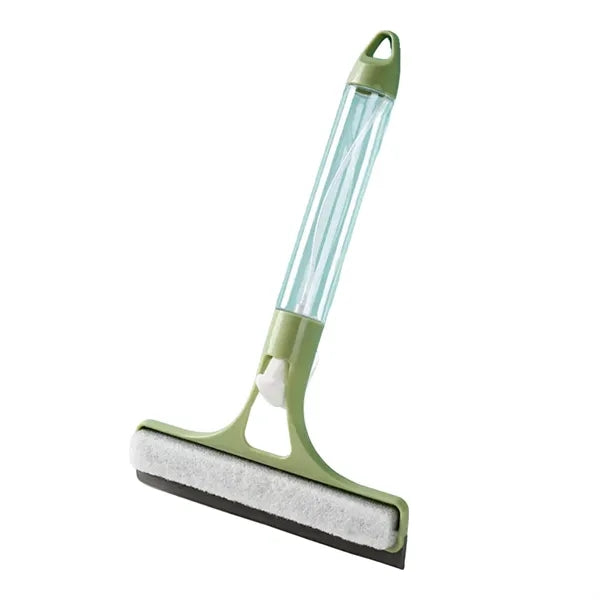 Integrated Spray Bottle Glass Scraper