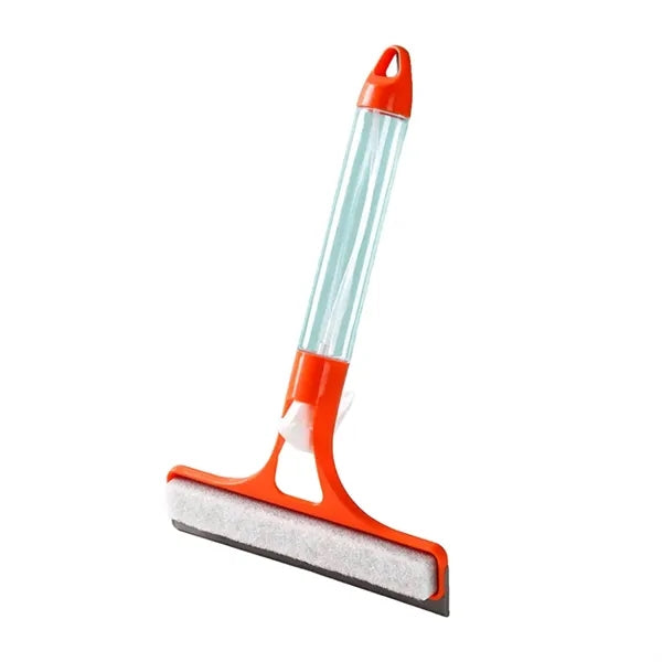 Integrated Spray Bottle Glass Scraper
