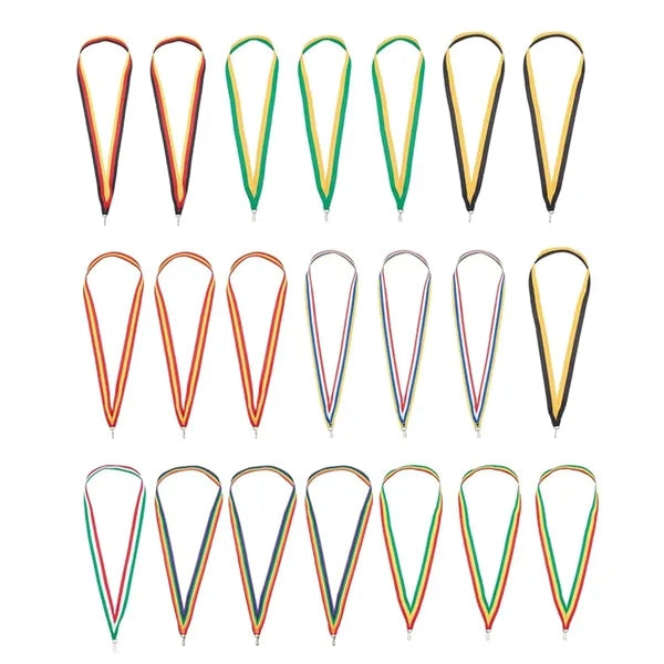 Tricolor Medal Ribbon Lanyard
