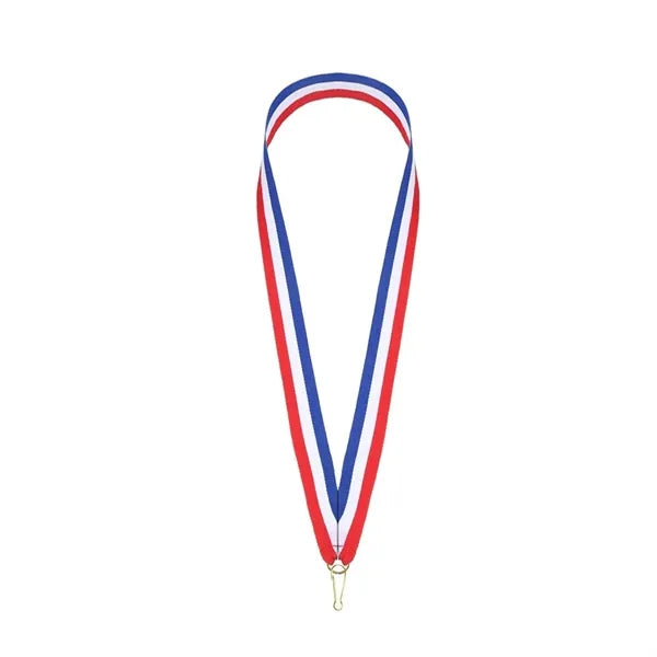 Tricolor Medal Ribbon Lanyard