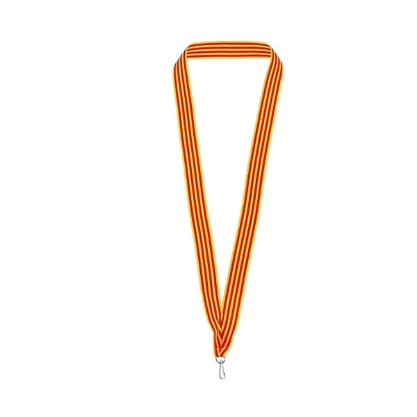 Tricolor Medal Ribbon Lanyard